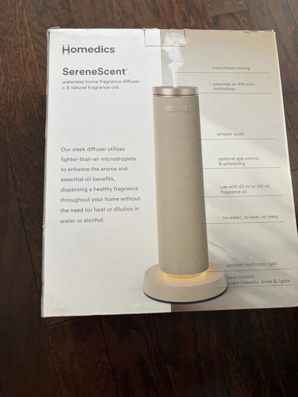 Homedics Waterless Aroma Diffuser